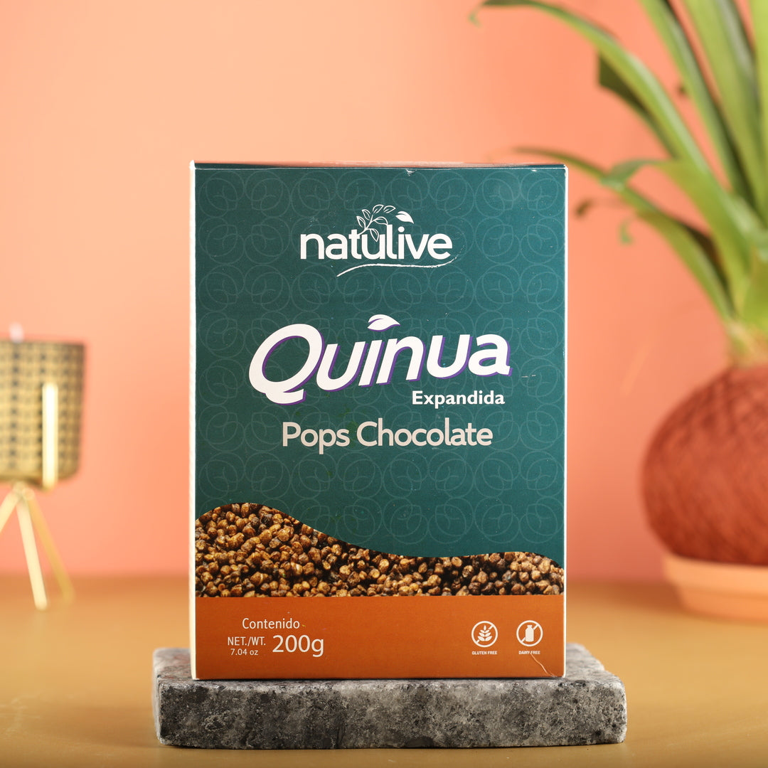 Quinua Pops Chocolate natulive 250 gr
